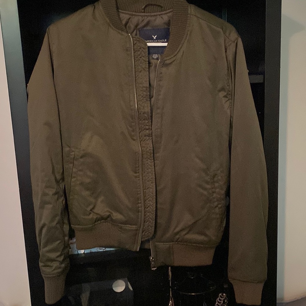 American eagle bomber jacket